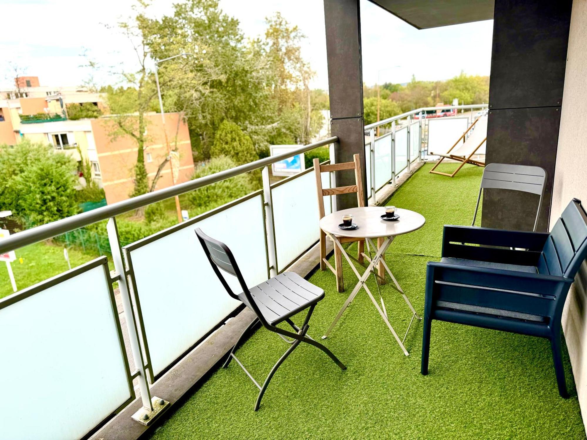 Bel Appartement T3 De 60M2 Avec Parking, Terrasse, Proche Du Metro Et Du Periph تولوز المظهر الخارجي الصورة