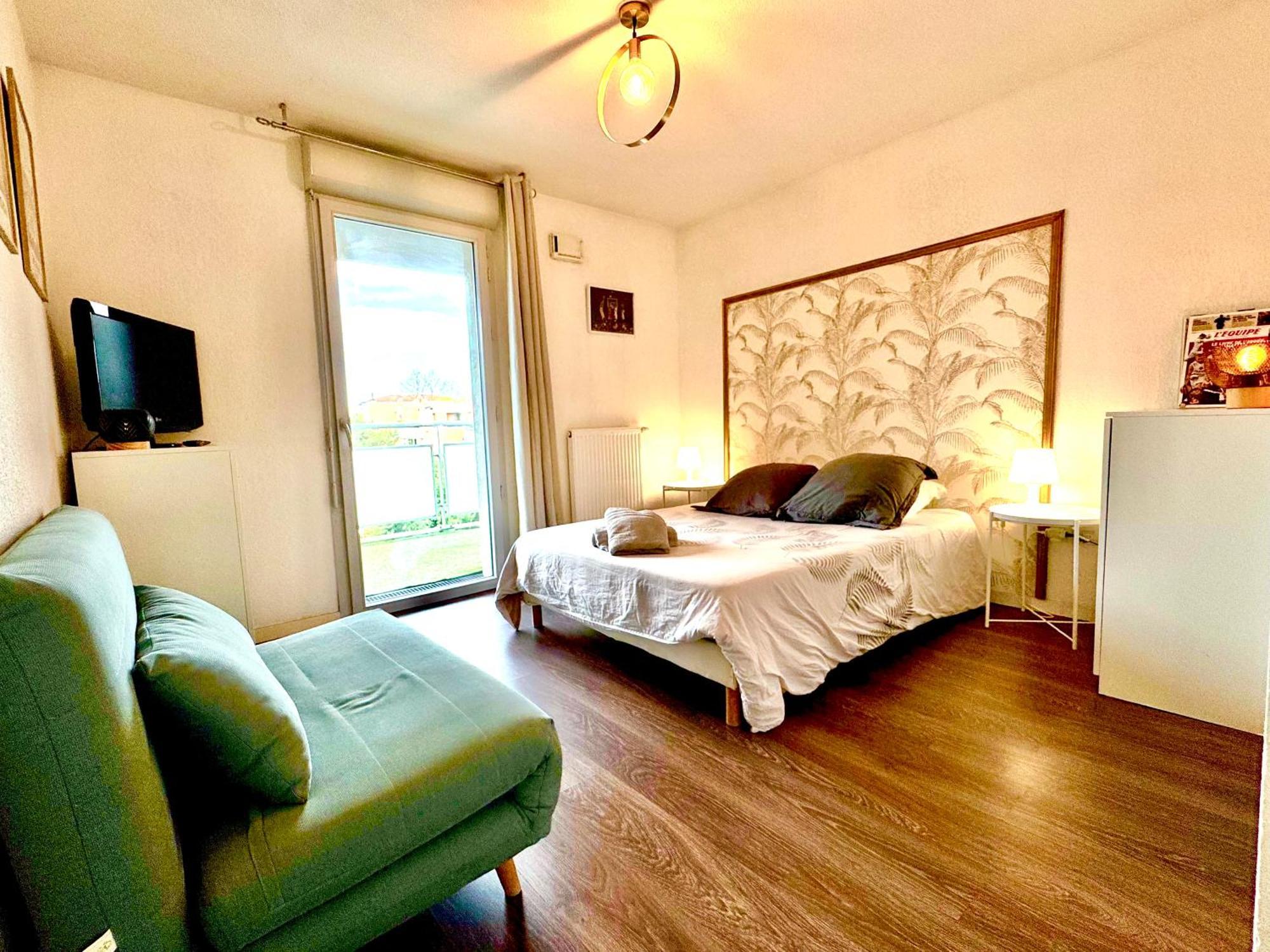 Bel Appartement T3 De 60M2 Avec Parking, Terrasse, Proche Du Metro Et Du Periph تولوز المظهر الخارجي الصورة